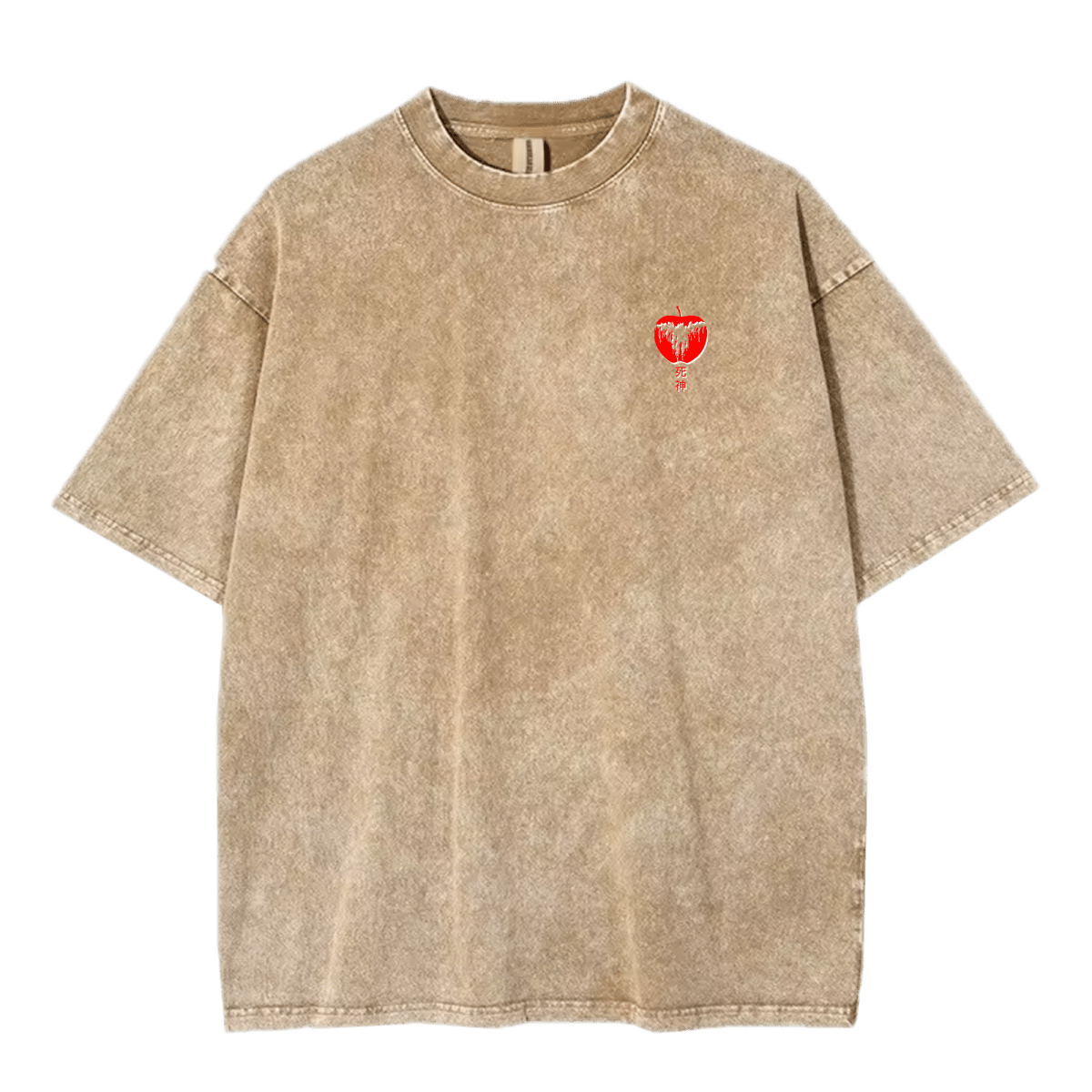 "apple" oversized tee - Ether Threads