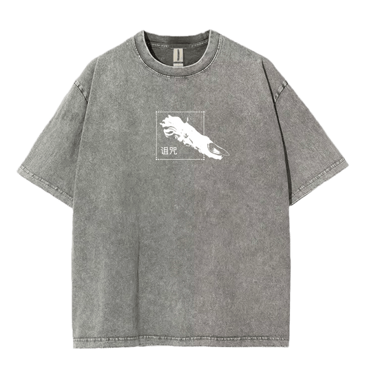 "curse" oversized tee - Ether Threads