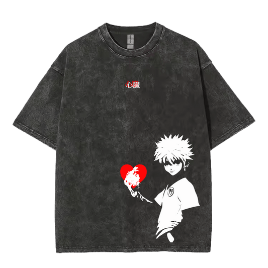 "heart" oversized tee - Ether Threads