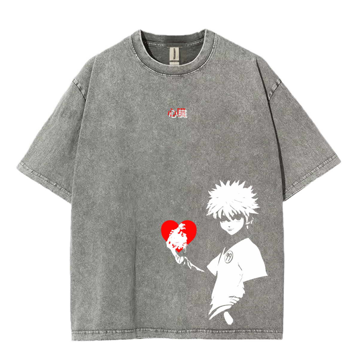 "heart" oversized tee - Ether Threads