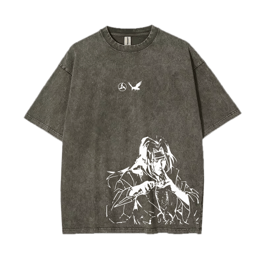 "itachi" oversized tee - Ether Threads