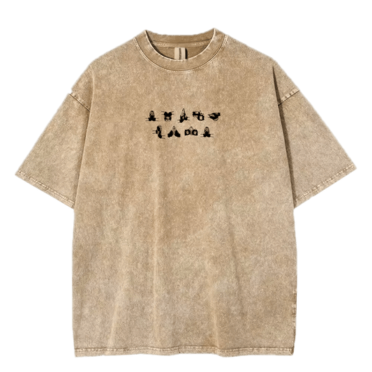"seal" oversized tee - Ether Threads