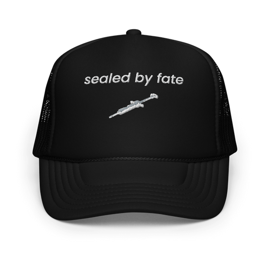 "sealed by fate" trucker hat - Ether Threads