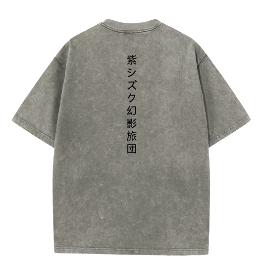 "shizuku phantom" oversized tee - Ether Threads