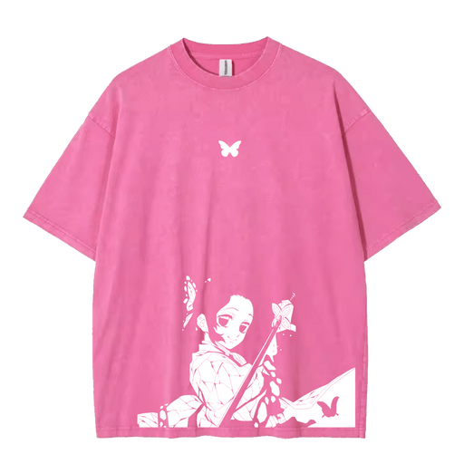 "butterfly" oversized tee