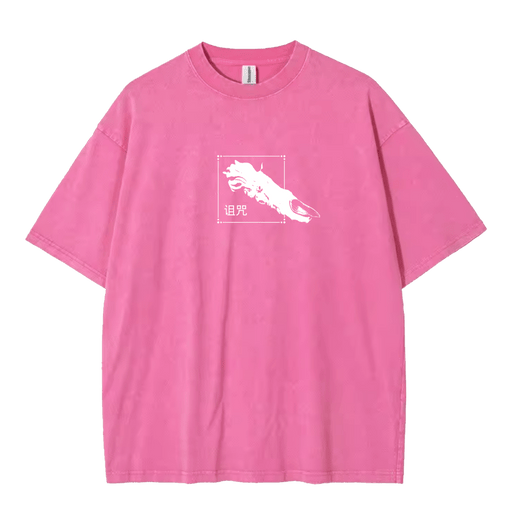 "curse" oversized tee