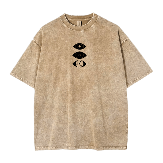 "eyes" oversized tee - Ether Threads