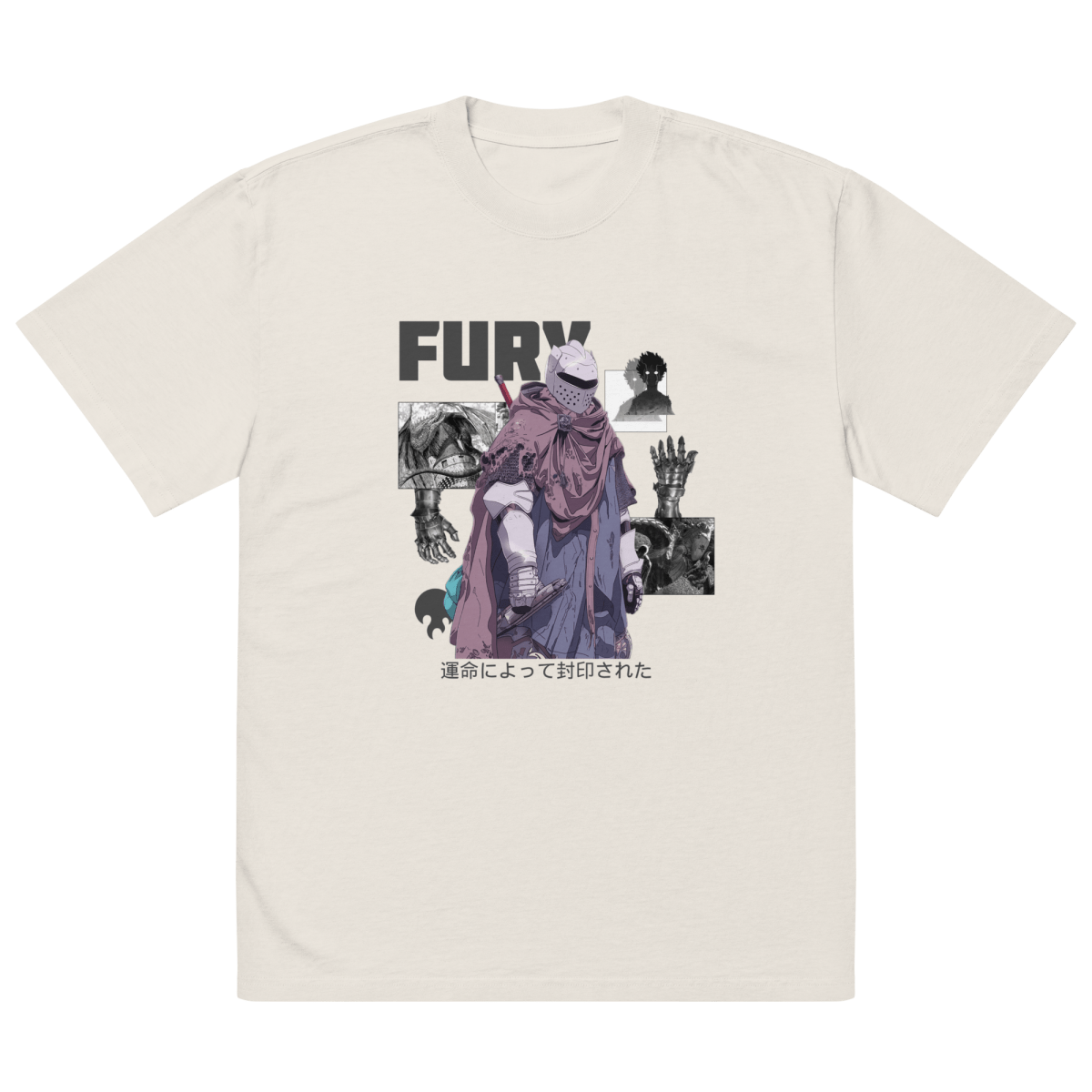 "fury" oversized tee - Ether Threads