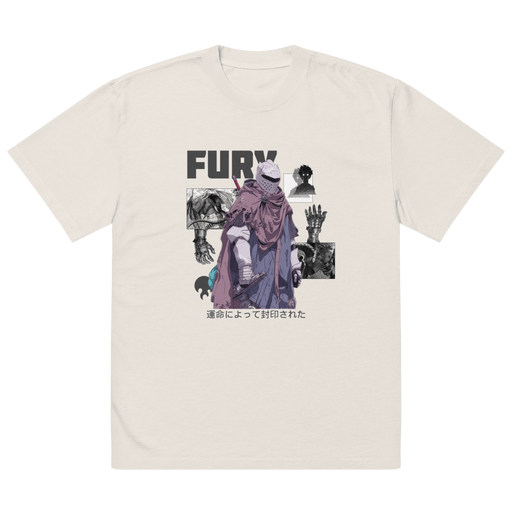 "fury" oversized tee