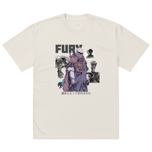 "fury" oversized tee - Ether Threads