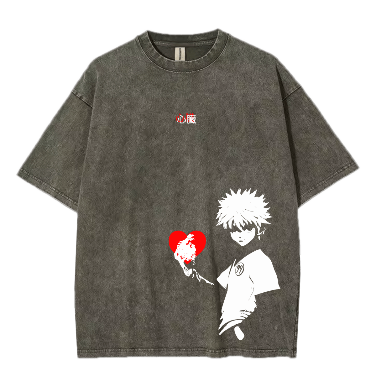 "heart" oversized tee - Ether Threads