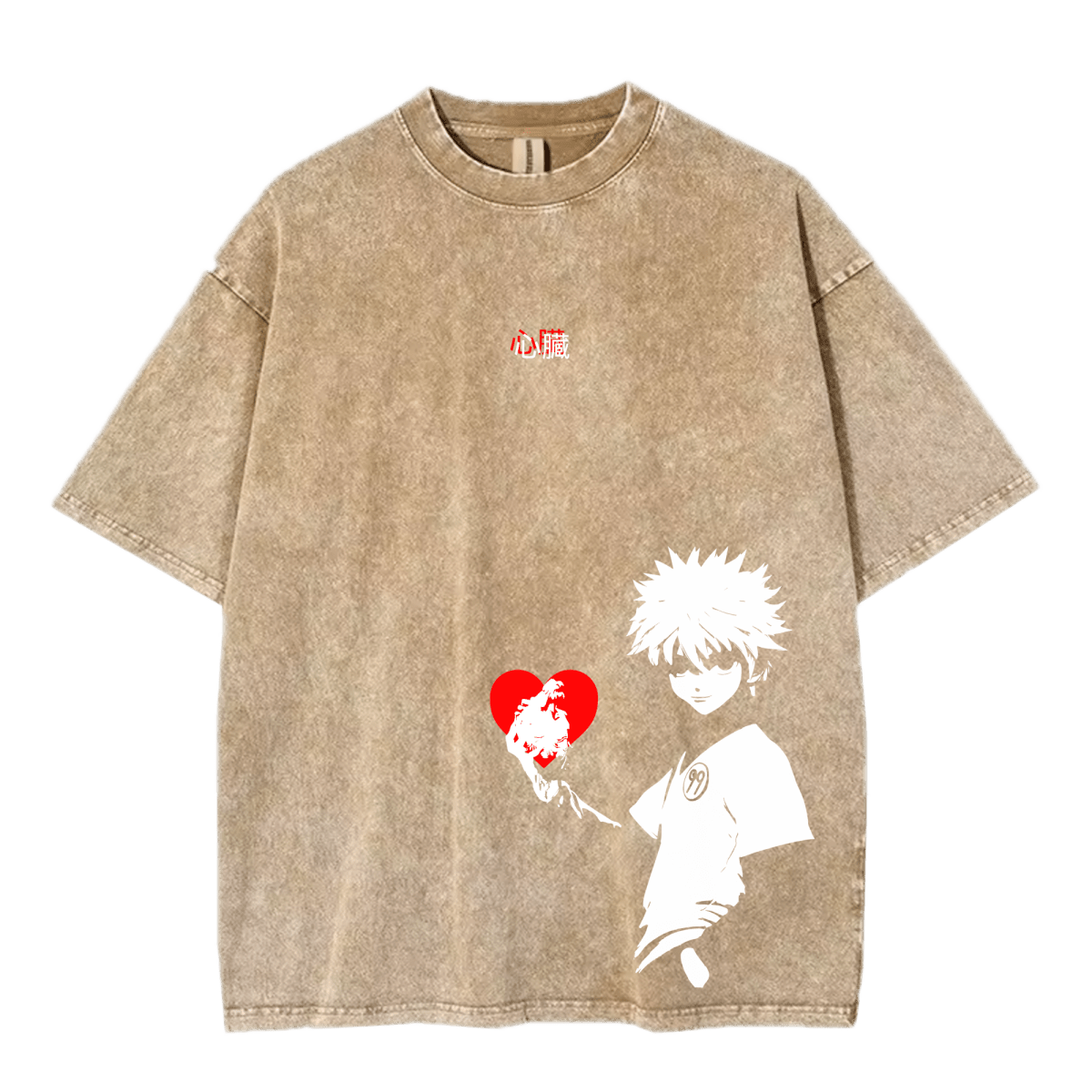 "heart" oversized tee - Ether Threads