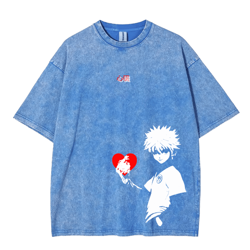 "heart" oversized tee