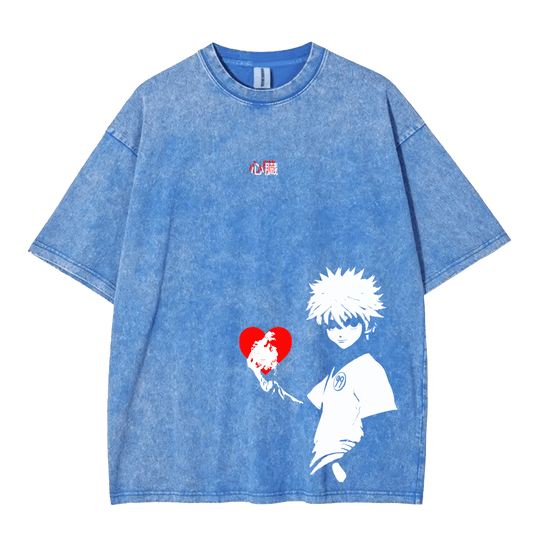 "heart" oversized tee - Ether Threads