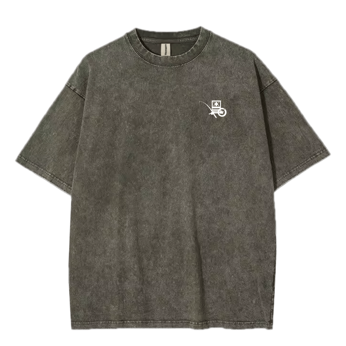 "hunter" oversized tee - Ether Threads