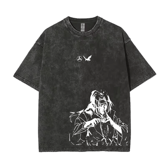 "itachi" oversized tee - Ether Threads