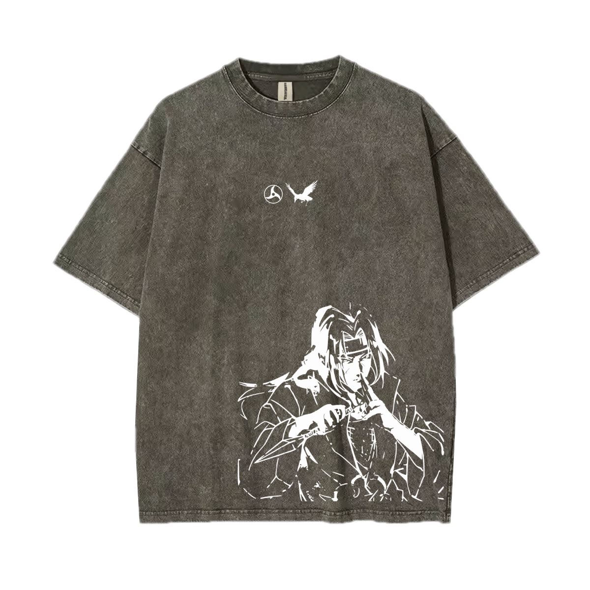"itachi" oversized tee - Ether Threads