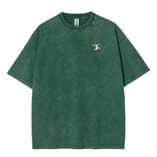 "jolly roger" oversized tee - Ether Threads