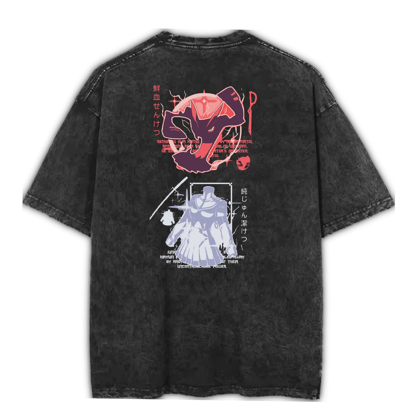 "kamui" oversized tee - Ether Threads