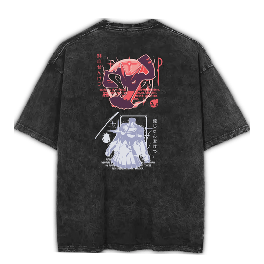 "kamui" oversized tee - Ether Threads