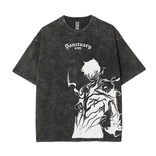"sanctuary" oversized tee - Ether Threads
