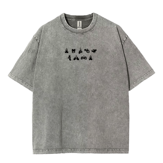"seal" oversized tee - Ether Threads