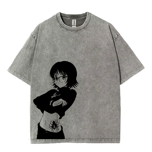 "shizuku spider" oversized tee - Ether Threads
