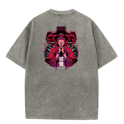 "shrine" oversized tee - Ether Threads