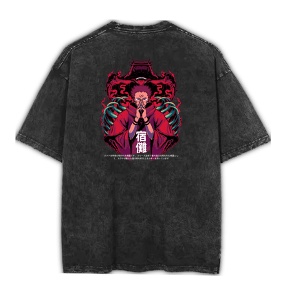 "shrine" oversized tee - Ether Threads