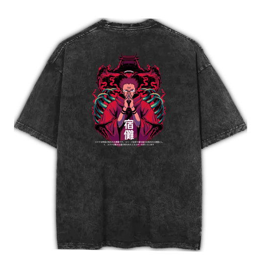 "shrine" oversized tee - Ether Threads