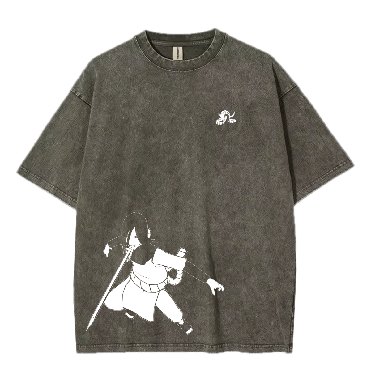"snake" oversized tee - Ether Threads