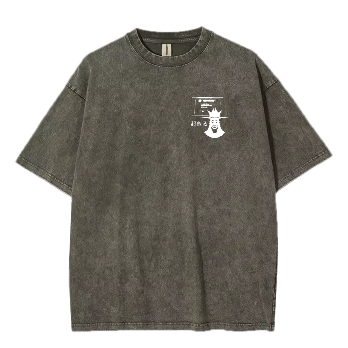 "statue" oversized tee - Ether Threads