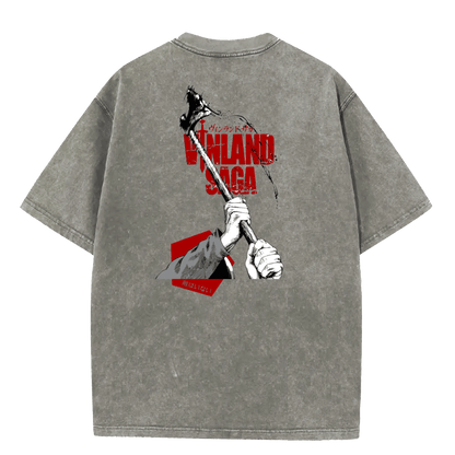 "vinland" oversized tee - Ether Threads