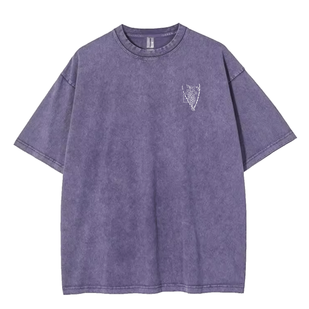 "wisteria" oversized tee - Ether Threads